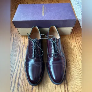 Johnston &amp; Murphy melton toe cap dress shoes, Men’s 10.5