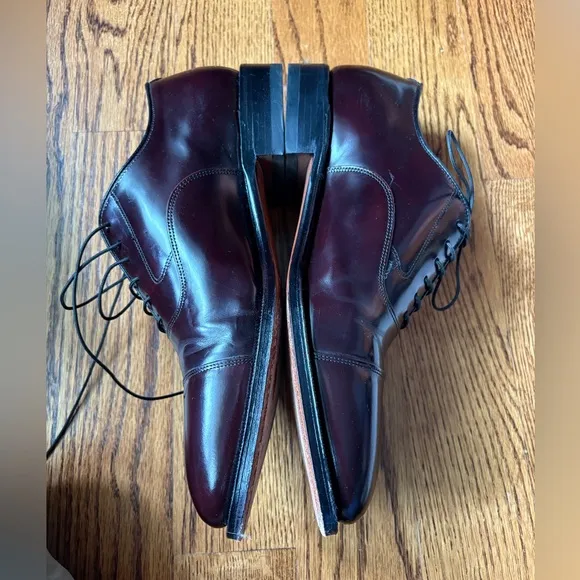 Johnston &amp; Murphy melton toe cap dress shoes, Men’s 10.5