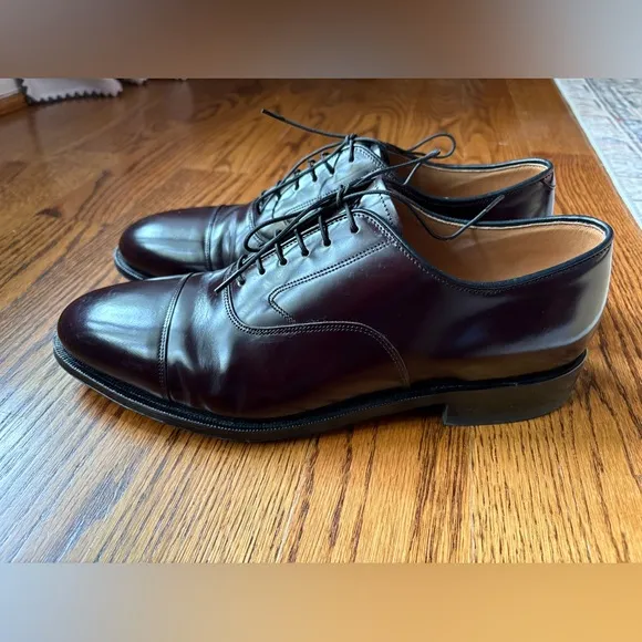 Johnston &amp; Murphy melton toe cap dress shoes, Men’s 10.5