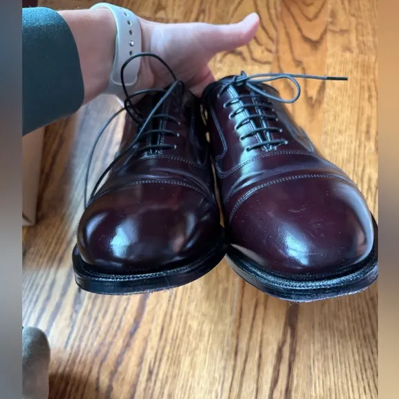 Johnston &amp; Murphy melton toe cap dress shoes, Men’s 10.5