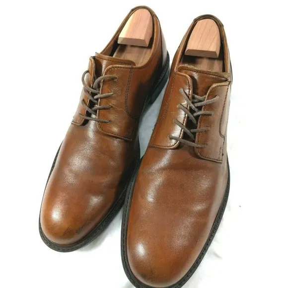 Johnston &amp; Murphy Tabor Tan Calfskin Size 11.5