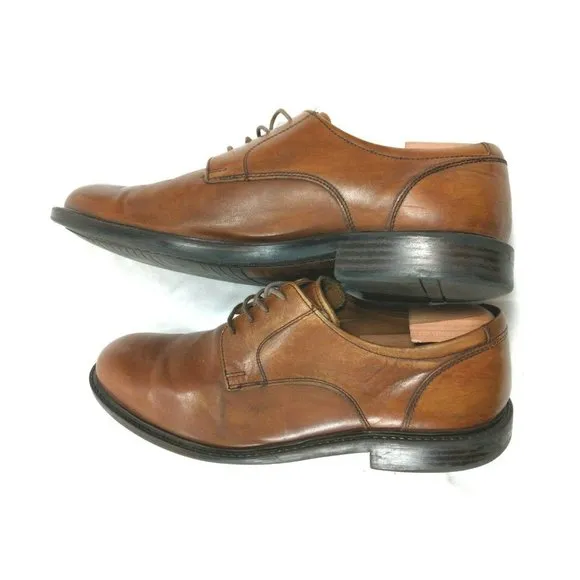 Johnston &amp; Murphy Tabor Tan Calfskin Size 11.5