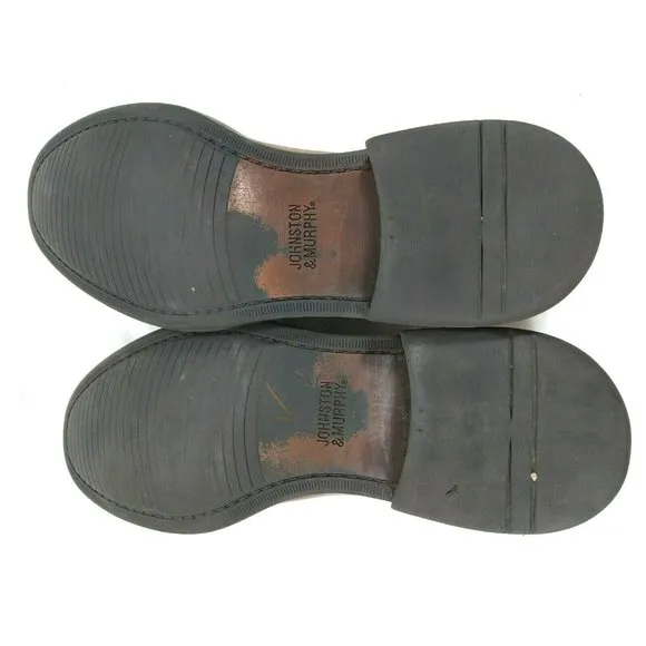 Johnston &amp; Murphy Tabor Tan Calfskin Size 11.5