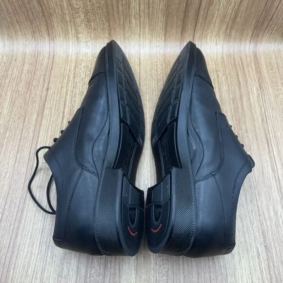 JOHNSTON MURPHY XC4 MADDOX CAP TOE MEN'S SHOES 11.5 M BLACK  SHOES