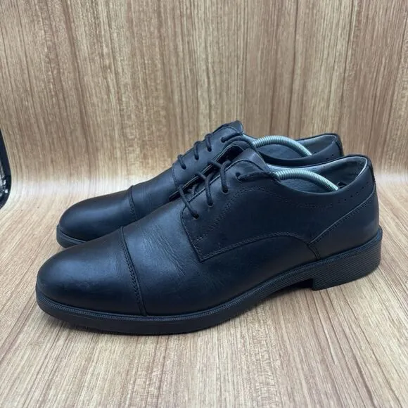 JOHNSTON MURPHY XC4 MADDOX CAP TOE MEN'S SHOES 11.5 M BLACK  SHOES