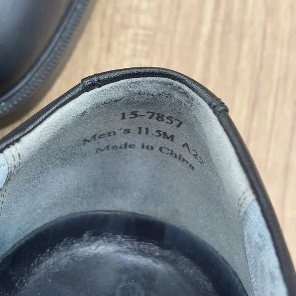JOHNSTON MURPHY XC4 MADDOX CAP TOE MEN'S SHOES 11.5 M BLACK  SHOES