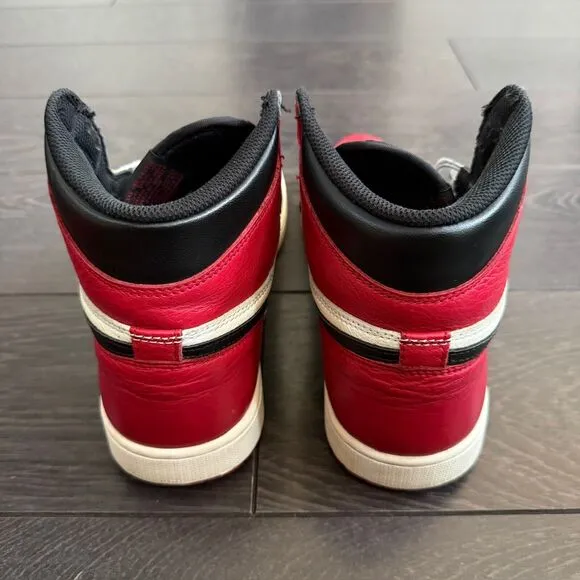 Jordan 1 Retro High Bred Toe 555088-610 Men's 10