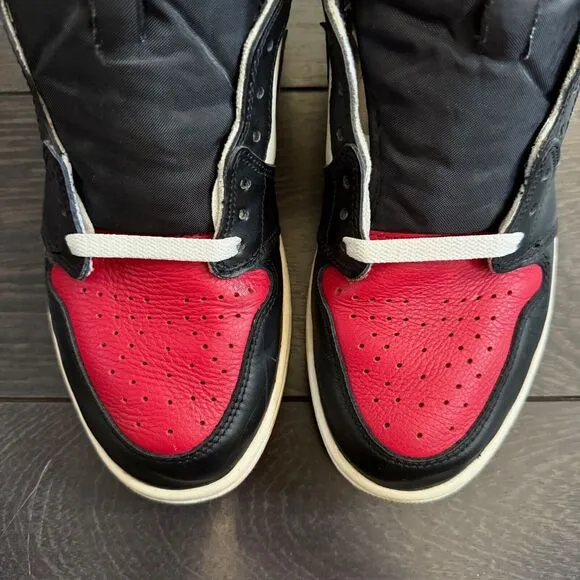 Jordan 1 Retro High Bred Toe 555088-610 Men's 10