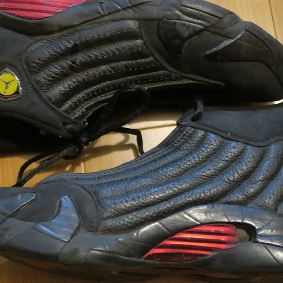 Jordan 14 Retro Last Shot 2018 Men's 10 487471-003 Black Red Basketball Beaters