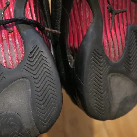 Jordan 14 Retro Last Shot 2018 Men's 10 487471-003 Black Red Basketball Beaters