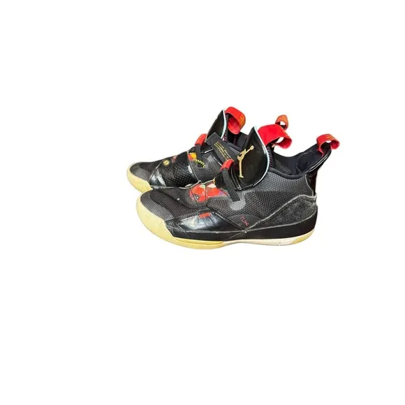Jordan Air Men's Shoes 33 XXXIII CNY 2019 Lunar Chinese New Year Black Gold 6.5
