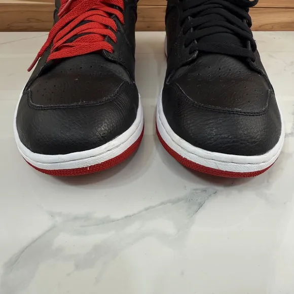 Jordan Nike Access Basketball Shoes Black/Gym Red/White Size 11.5