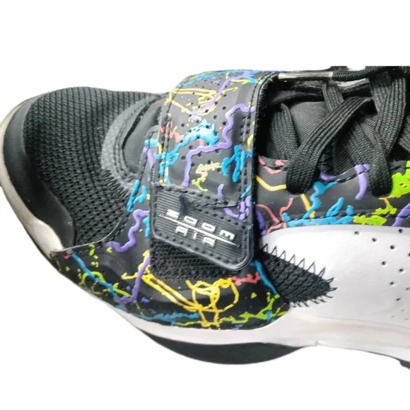 Jordan Zion 2. Noah shoes Men's Size 9.5 Sneakers White Black Multicolor