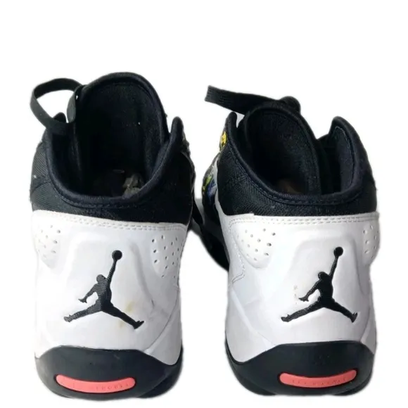 Jordan Zion 2. Noah shoes Men's Size 9.5 Sneakers White Black Multicolor