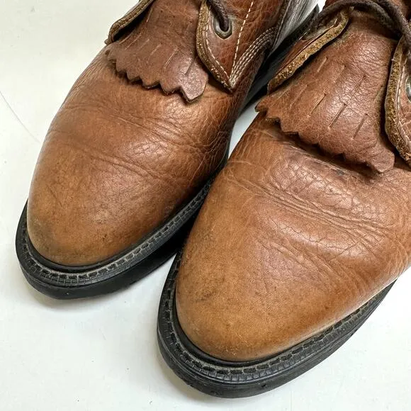 Justin L0762 Womens Comfort Work Boots Conductor Copper Brown Made in USA 10