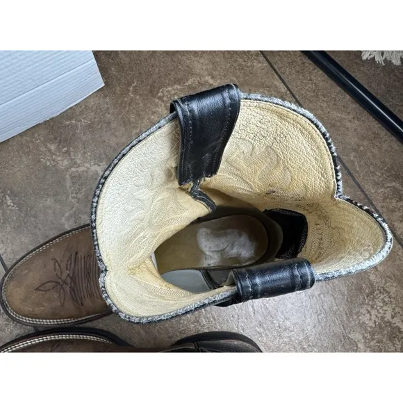 Justin Paluxy Men's 11&quot; Leather Soft Non Safety Toe Western Boots Size 12 B