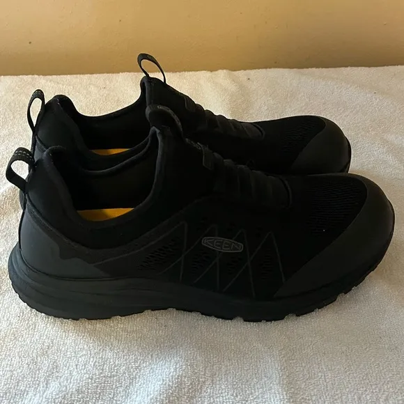 Keen Black Steel Toe Safety Shoes Sz 12D