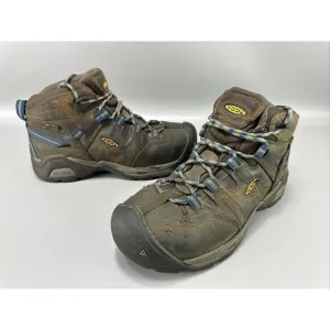 Keen Boots Mens 8D Detroit XT‎ Mid Waterproof Steel Toe Safety American Workwear