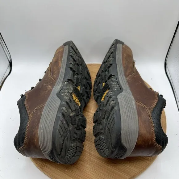 Keen Chicago Oxford Men's Size 11.5 D Work Boots Carbon Fiber Safety Toe Leather