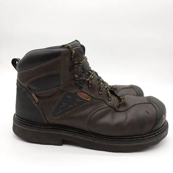 Keen Dry (Mens 13 D) Tacoma Waterproof Work Boots Composite Safety Toe Lace Up‎