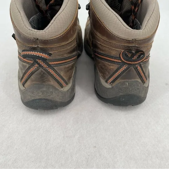 KEEN Mens Utility Detroit XT Mid top Waterproof Work boot Black/olive/brown 10.5