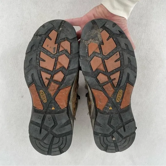 KEEN Mens Utility Detroit XT Mid top Waterproof Work boot Black/olive/brown 10.5