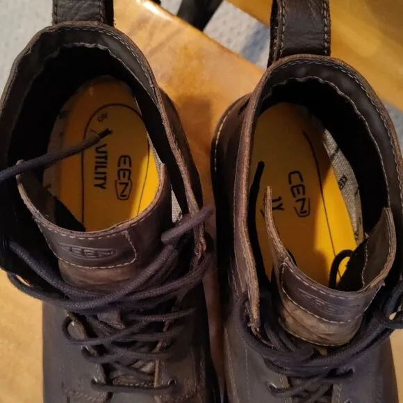 Keen San Jose aluminum toe 6&quot; waterproof 14EE work boots brown