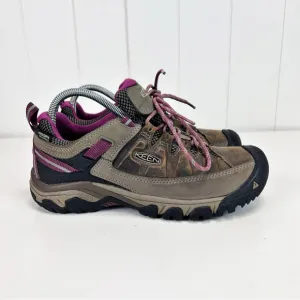 KEEN Targhee III Waterproof Shoes Women's 8.5 Hiking All Terrain Leather Outdoor