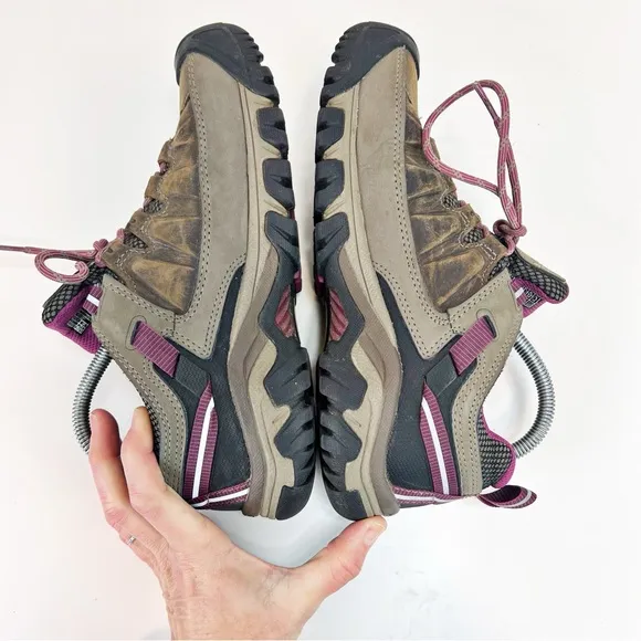 KEEN Targhee III Waterproof Shoes Women's 8.5 Hiking All Terrain Leather Outdoor