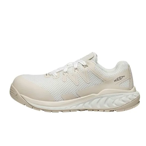 KEEN® Utility Dillon shoes in the color Silver/Birch Women's Size 8W