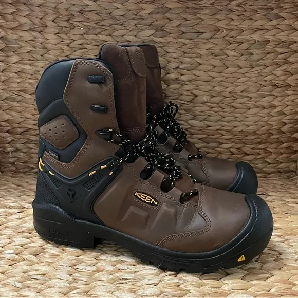 Keen‎ Utility Dover 8&quot; Waterproof Carbon-Fiber Composite safety Toe Work Boots