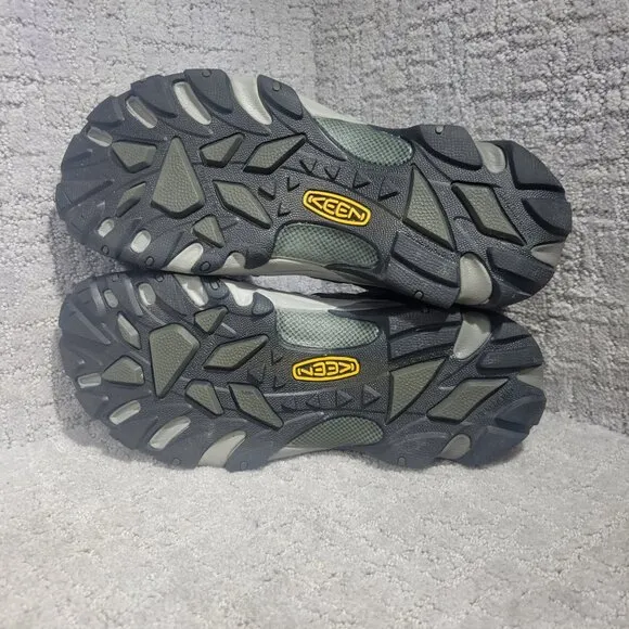 Keen Utility Flint Men's 11.5 M Gray Leather Steel Toe Electrical Hazard Shoes