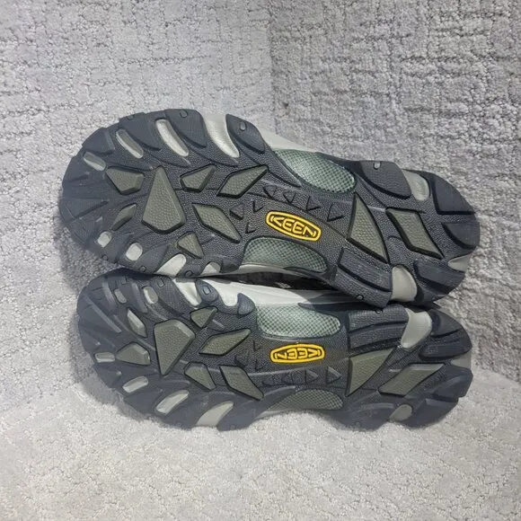 Keen Utility Flint Men's 11.5 M Gray Leather Steel Toe Electrical Hazard Shoes