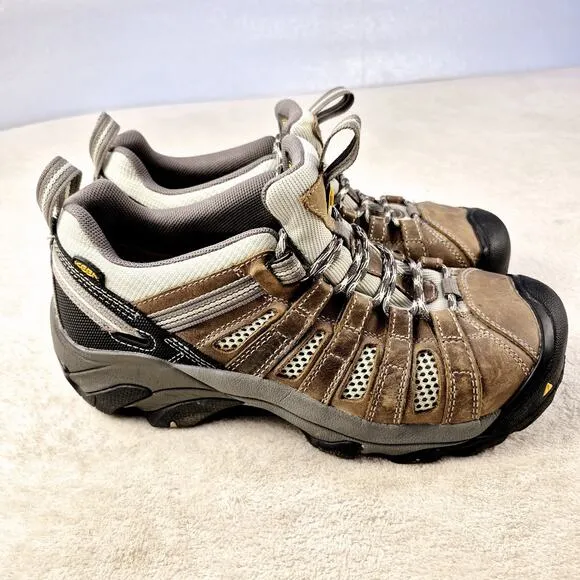 Keen Utility Flint Steel Toe Trail Hiking Walking Work Shoes Sneakers Womens 9M