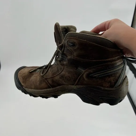 Keen Utility leather Mens Mid Brown Steel Toe Safety Boots Size 12 F2413-11