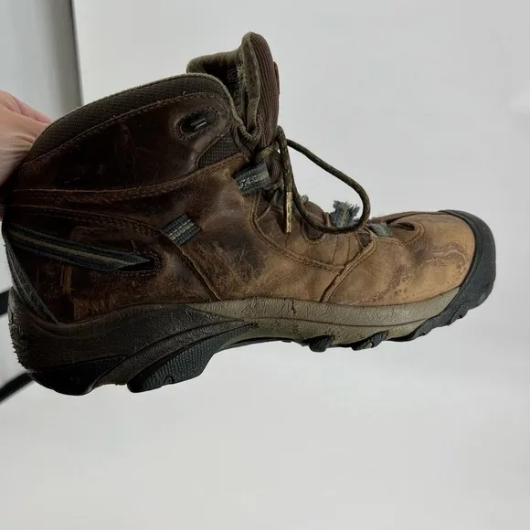 Keen Utility leather Mens Mid Brown Steel Toe Safety Boots Size 12 F2413-11