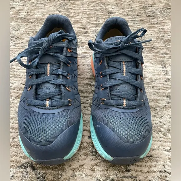 KEEN Utility ReGEN Steel Toe Sneaker Shoes Womens Size 8 Hiking Lace Up Blue