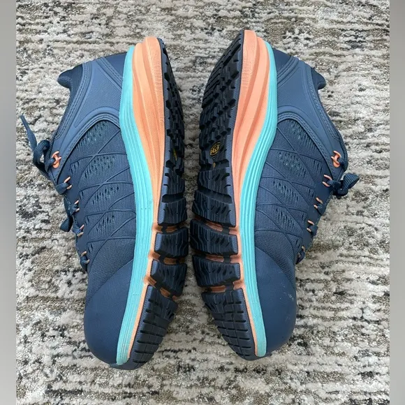 KEEN Utility ReGEN Steel Toe Sneaker Shoes Womens Size 8 Hiking Lace Up Blue