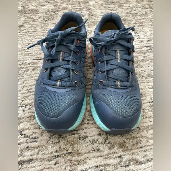 KEEN Utility ReGEN Steel Toe Sneaker Shoes Womens Size 8 Hiking Lace Up Blue