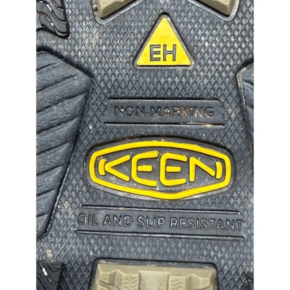 KEEN Utility Steel Toe Work Shoe Men’s 9.5 oil and slip resistant