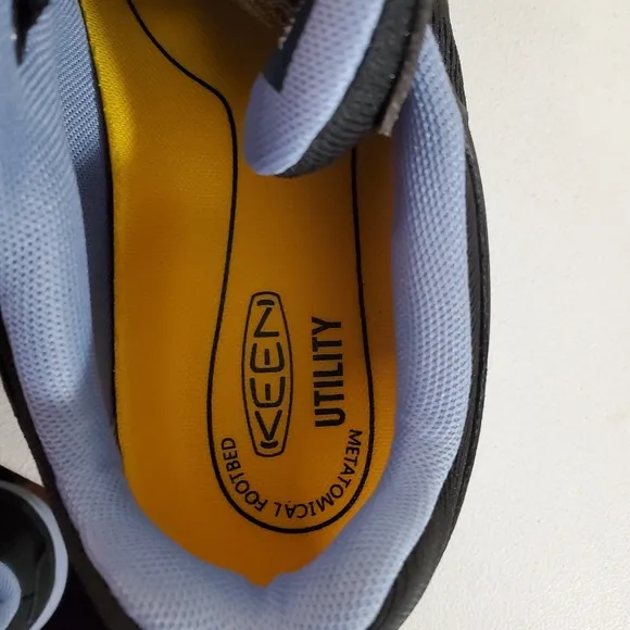 Keen Vista Energy ESD Carbon-Fiber Toe Utility Shoes Black Blue Size 9.5W