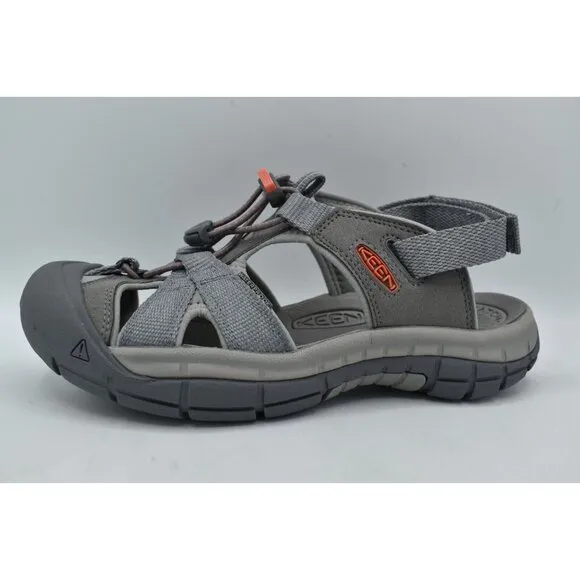 Keen Womens Size 10.5 Ravine H2 Steel Grey Coral Sport Sandals Shoes