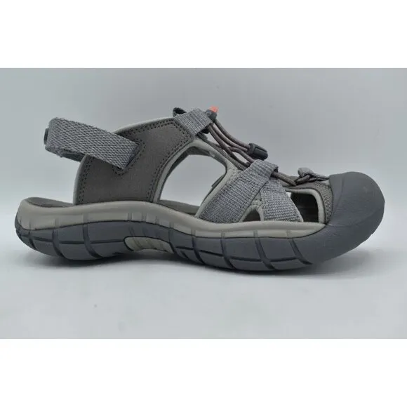 Keen Womens Size 10.5 Ravine H2 Steel Grey Coral Sport Sandals Shoes