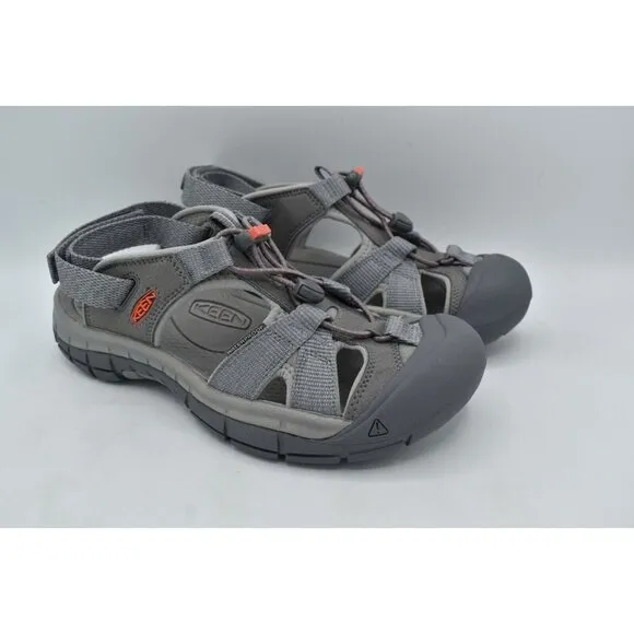 Keen Womens Size 10.5 Ravine H2 Steel Grey Coral Sport Sandals Shoes