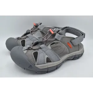 Keen Womens Size 10.5 Ravine H2 Steel Grey Coral Sport Sandals Shoes
