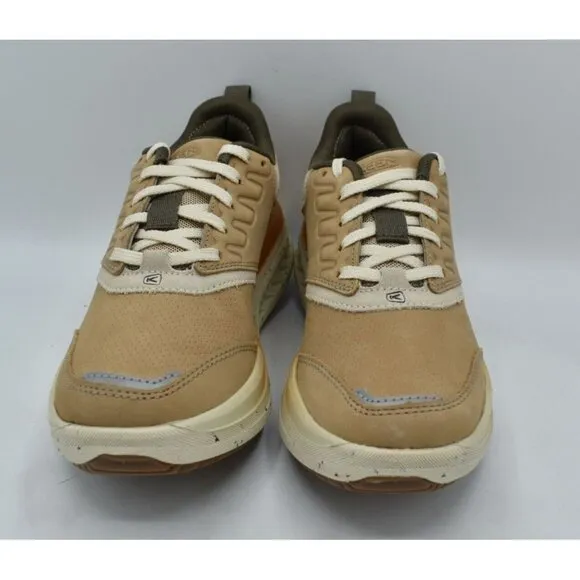 Keen Womens Size 9 WK400 Leather Safari Birch Walking Shoes Sneakers