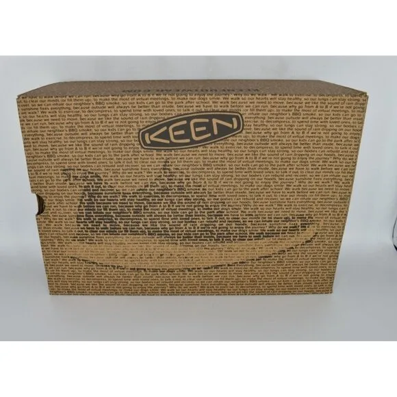 Keen Womens Size 9 WK400 Leather Safari Birch Walking Shoes Sneakers