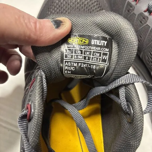 Keen Women's Vista Energy (Carbon-Fiber Toe)Shoes Size 8.5 in Magnet/Rhubarb NIB