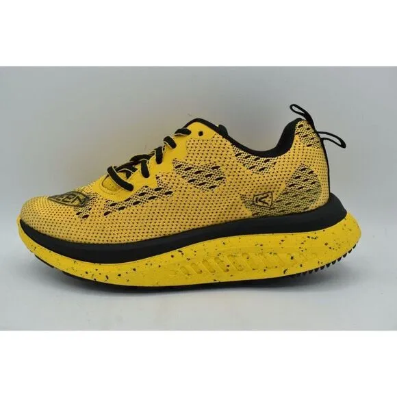 Keen Womens Size 9.5 WK400 Yellow Black Walking Shoes Sneakers