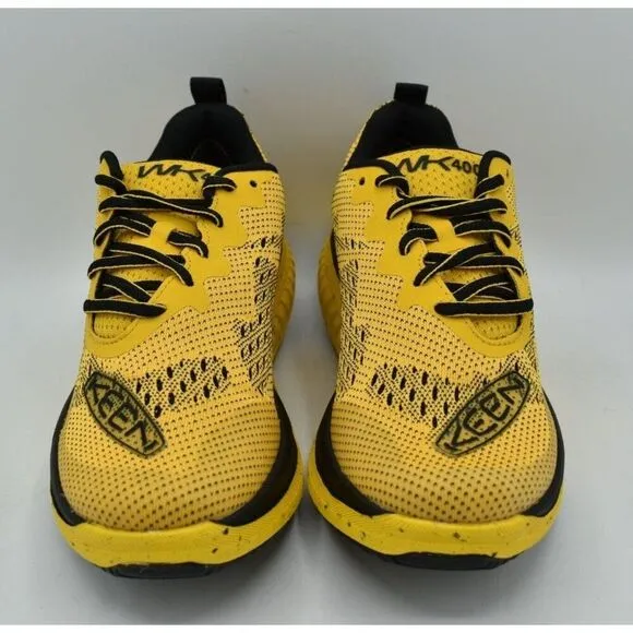 Keen Womens Size 9.5 WK400 Yellow Black Walking Shoes Sneakers